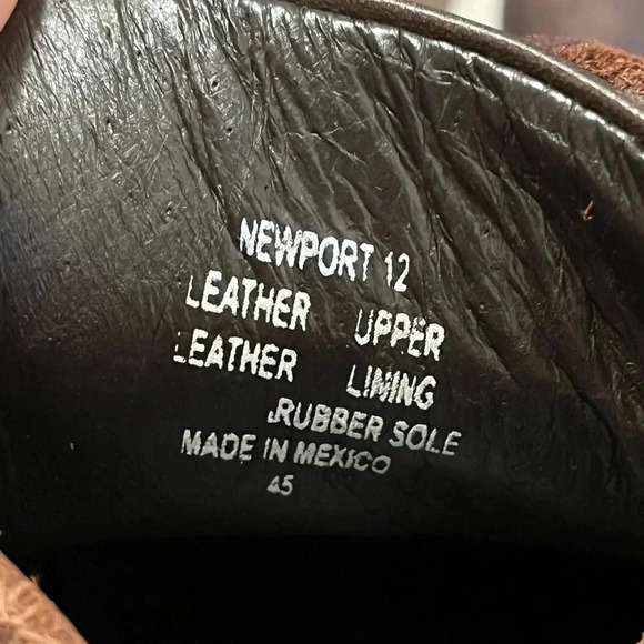 Freebird Newport Brown Leather Sneakers Mens size 12 - Picture 2 of 11
